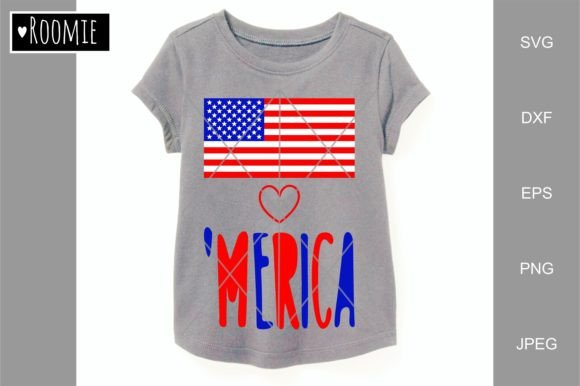 4th of July American Flag SVG for Branding and Crafts