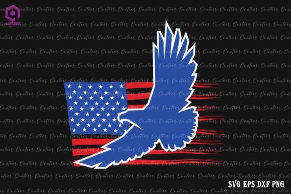 American Flag Eagle 4th of July Graphics for Bloggers and Publishers