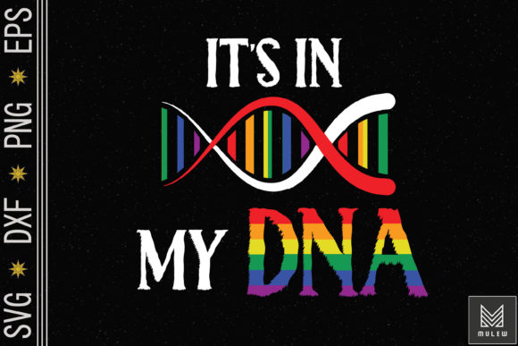 DNA Gay Pride Month Flag Embroidery Design