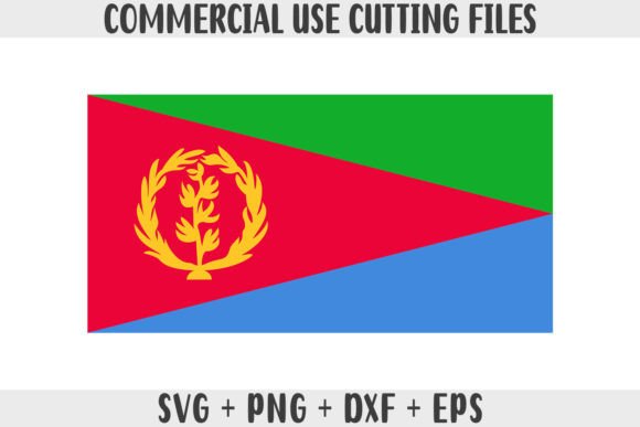 Eritrea Flag SVG Graphics for Crafts