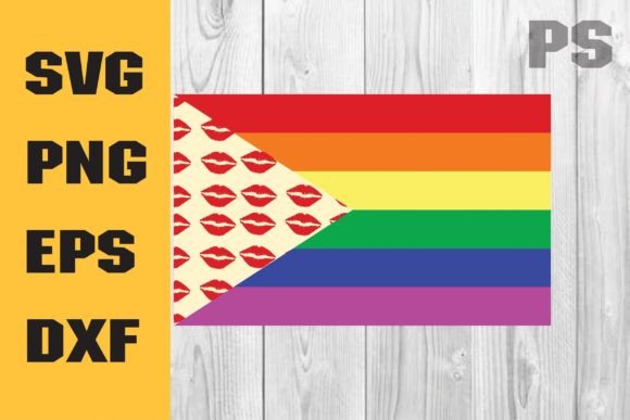 Gay Pride Flag SVG for Crafts and Graphics