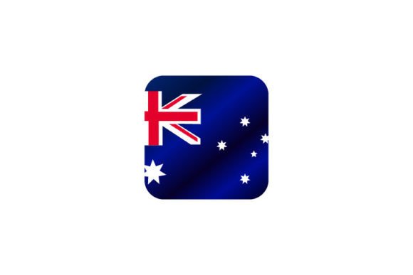 Gradient Australia Flag Design Vector for Crafts and Graphics