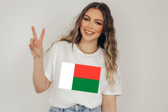 Madagascar Flag SVG Graphics for Crafts