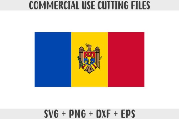 Moldova Flag SVG Graphics for Local Business Branding