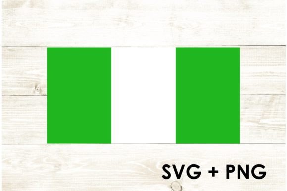 Nigeria Flag Graphics for Crafts