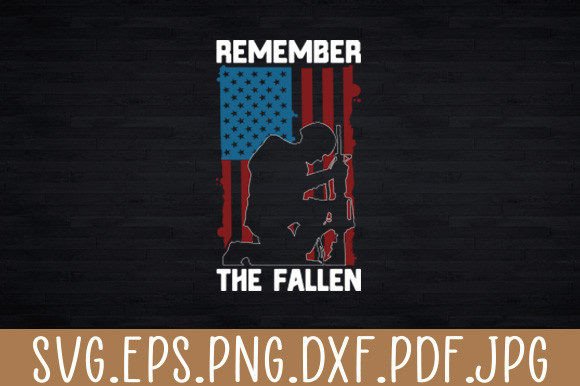 Patriotic American Flag Remember Svg for Graphics and Crafts