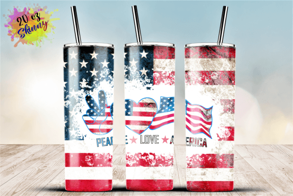 Peace Love Usa Flag 4th of July Embroidery Design Review