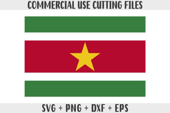 Suriname Flag SVG Graphics for Local Business Branding