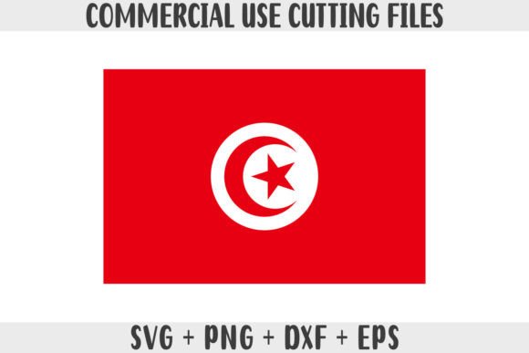 Tunisia Flag SVG Graphics for Local Business Branding